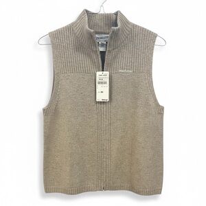 Pendleton Men's Zip-Up Sweater Vest in Beige